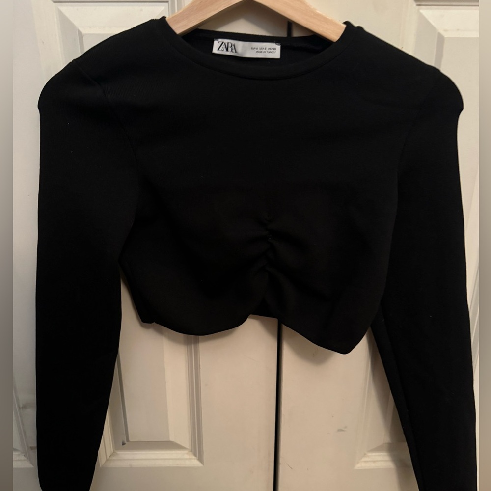 ZARA contour blouse